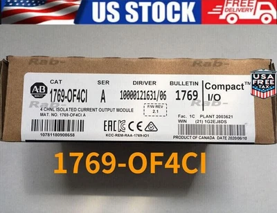 1769-OF4CI Allen-Bradley CompactLogix 4 Pt A/O Current Module 1769OF4CI New - Image 1 of 3