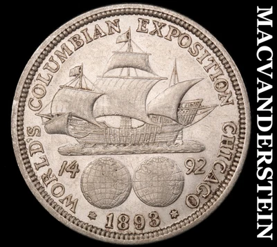 1893 Columbian Expo Commemorative Half Dollar - Scarce  Better Date  #F9934 - Image 1 of 2
