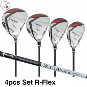 Bridgestone Tour Stage V562ⅡWood 4pcs Set 3W/5W/4H/5H FUBUKI Graphite R-Flex New - Picture 1 of 17