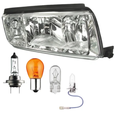 Scheinwerfer Rechts für Skoda Fabia 6Y  Frontscheinwerfer 99/04  mit Glühbirnen  - Bild 1 von 3