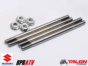 LT80 LT 80 TITANIUM Cylinder Head Studs LT-80 Quadsport Suzuki 01421-0695A Stud - Picture 1 of 15