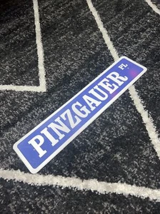 Pinzgauer Pl Street Sign Plastic - Picture 1 of 4