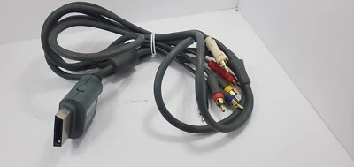 Official OEM Xbox 360 HD AV Component RCA Cable Authentic Microsoft Gold Tip - Image 1 of 4