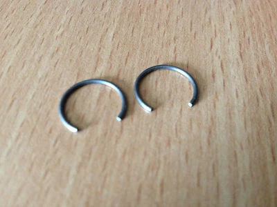 x2 DE CLIPS DE PISTON 12x1mm MALOSSI MOBS 103 PIAGGIO CIAO MOTOS 50 AM6 DERBI...