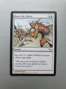 Raise the Alarm , MTG Mirrodin (2003). Common White Instant NM - Picture 1 of 2