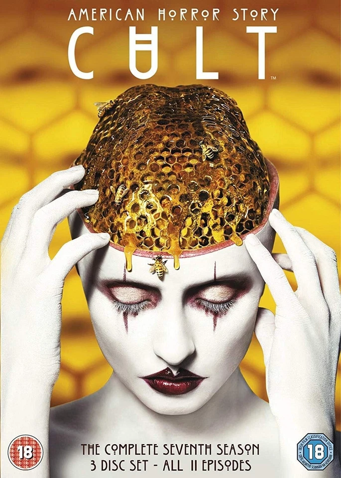 American Horror Story Cult Complete Series 7 DVD 7th Seventh Season 3 Disc Set