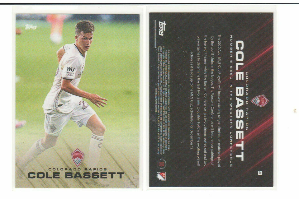 2020 Topps On Demand MLS Playoffs #9 Cole Bassett - Image 1 of 1