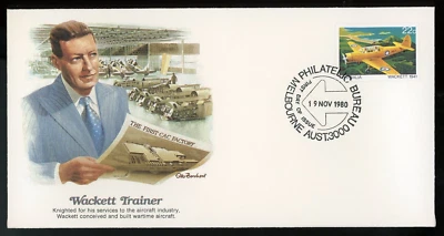 AUSTRALIA 1980 FIRST DAY COVER, AVIATION, WACKETT TRAINER  !! N35 - Image 1 of 2
