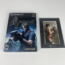 Resident Evil 4: Premium Edition Steelbook Ps2 (Sony PlayStation 2, 2005) Art