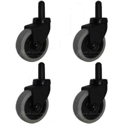MAPP CASTER Mop Bucket Replacement Casters Set of 4 for Rubbermaid 7570-L2