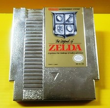 Nintendo NES The Legend of ZELDA 1985 GOLD Cartridge USED (FC-53-1-G-6)