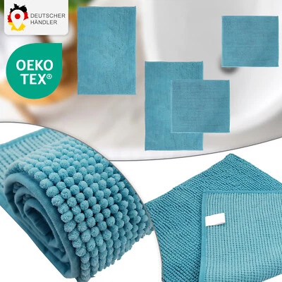 Badematten Chenille Duschvorleger WV-Vorleger Badteppich Badezimmerteppich - Bild 1 von 4