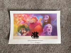 Disney Animation Immersive Experience Print Poster - Picture 1 of 7