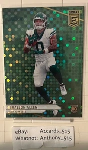 Braelon Allen - 2024 Donruss Elite Rookie #194 - Green Pulsar Parallel - Picture 1 of 3