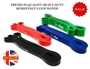 Premium Quality Heavy Duty Resistance Loop Bands for Muscle Shaping & Stretching - Picture 1 of 16