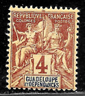 HICK GIRL-OLD MINT FRENCH/ GUADELOUPE  SC#29   NAVIGATION & COMMERCE       X6301