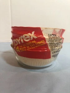 NOS Set di 4 Pyrex 16 once. Ciotole di vetro per piatti trasparenti Bake n Eat #F11 - Foto 1 di 4