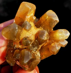 57g WOW! RAW Complete Natural Yellow Barite Crystal Cluster Specimen ia7006 - Picture 1 of 12