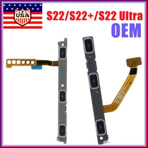OEM Power+Volume Button Key Flex Cable For SAMSUNG Galaxy S22/S22+/S22 Ultra 5G - Picture 1 of 4