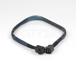 Câble haute densité interne Mini SAS HD SFF-8643 à SFF-8643 36 broches 1,6 pieds/50 cm - Photo 1/8