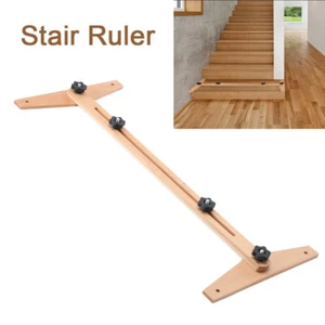 Stair Tread Template Ruler Scribe Layout Tool Stair Measuring Ruler 30"-49" - Picture 1 of 11