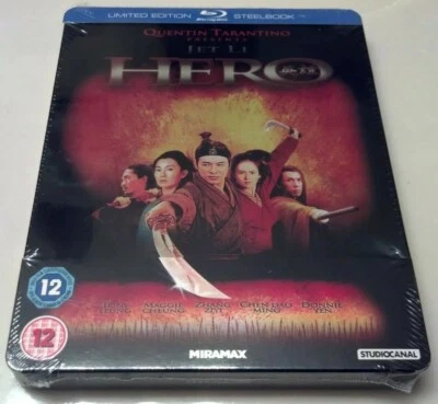 Hero Jet Li STEELBOOK (Blu-ray, UK Import) REGION B LOCKED - Image 1 of 4