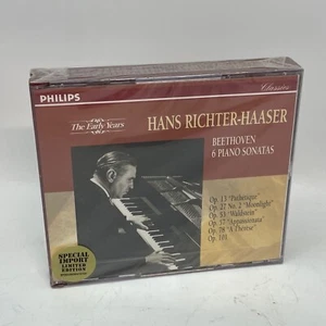 Hans Richter-Haaser Early Years Beethoven 6 Piano Sonatas Classical 2x CD Sealed - Picture 1 of 1