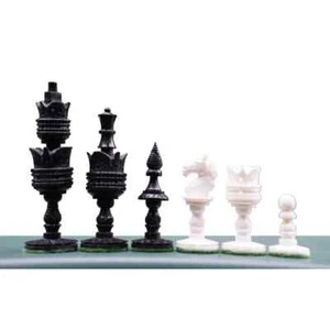 Chess Collector's Lotus Camel bone Chess Pieces | Decorative Chess Set | Gift - Picture 1 of 4