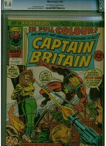 CAPTAIN BRITAIN #11 CGC 9.6 NEAR MINT +1976 2ND BETSY BRADDOCK PSYLOCKE COVER ?  - Bild 1 von 5