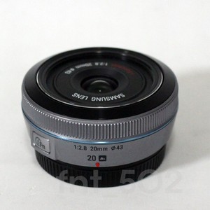 Samsung NX 20mm f/2.8 i-function lens Silver[0131N]
