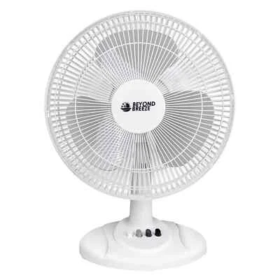 BEYOND BREEZE Oscillating Table Fan Quiet 3-Speed 12-Inch Adjustable Tilt Fan - Image 1 of 4
