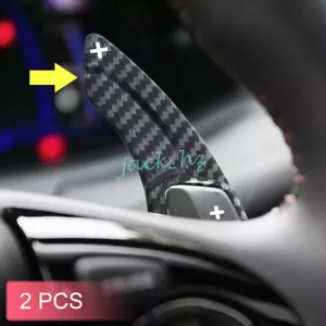 For Honda Accord Civic CR-V Steering Wheel Paddle Shift Extend Carbon Fiber Look - Foto 1 di 6