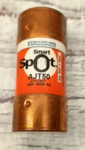 Ferraz Shawmut Smart Spot AJT50 Amp Fuse Class J 50A 600V AC - Picture 1 of 5