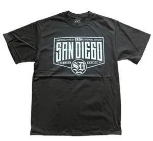 Dyse One San Diego Diamond Men's Black Grey T-Shirt - Picture 1 of 6