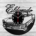 Zegar winylowy Cadillac Eldorado Record Zegar ścienny Home Art Decor Ręcznie robiony 5201