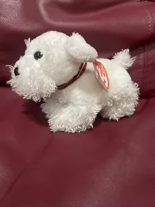 Ty Beanie Baby FARLEY Dog White Terrier 2006 NWT - Picture 1 of 3