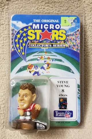 Original MICRO STARS Collector's Series STEVE YOUNG San Francisco 49ers 1994 NEW Cover