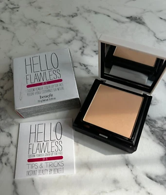 Benefit Hello Flawless Powder Foundation 7g - GEE IM SWELL IVORY - BNIB RARE - Image 1 of 4