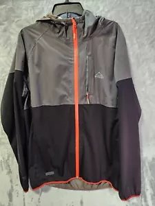 McKINLEY Aquamax Grey 10000mm Rain Waterproof Windbreaker Hooded Jacket Gorpcore - Picture 1 of 10