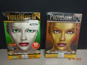 MGI PhotoSuite 3 III Platinum Pc 95/98 & VideoWave III version 3.5, SCELLÉ USINE - Photo 1/6