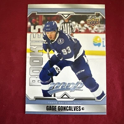 2024-25 Upper Deck MVP #235 Gage Goncalves Rookie RC - Image 1 of 3