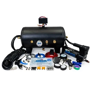 HornBlasters HornAir 544K On Board Air System w/ HB-1NM Compressor - 12 Volt - Picture 1 of 9