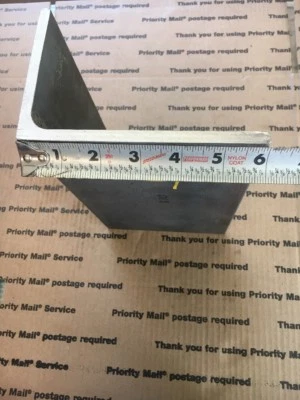 4 X 6 Acero Ángulo Hierro 5/16" Grueso 8" Largo Soporte Soportes Soldadura Estante Foto 1 de 4