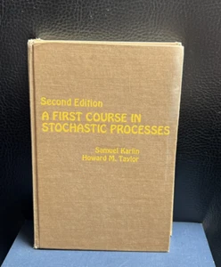 A First Course in Stochasti Processes: Second Edition S Karlin H M Taylor 1975 - Picture 1 of 11
