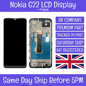 Nokia G22 TA-1516 TA-1528 Replacement LCD Touch Screen Display Digitizer + Frame - Picture 1 of 1