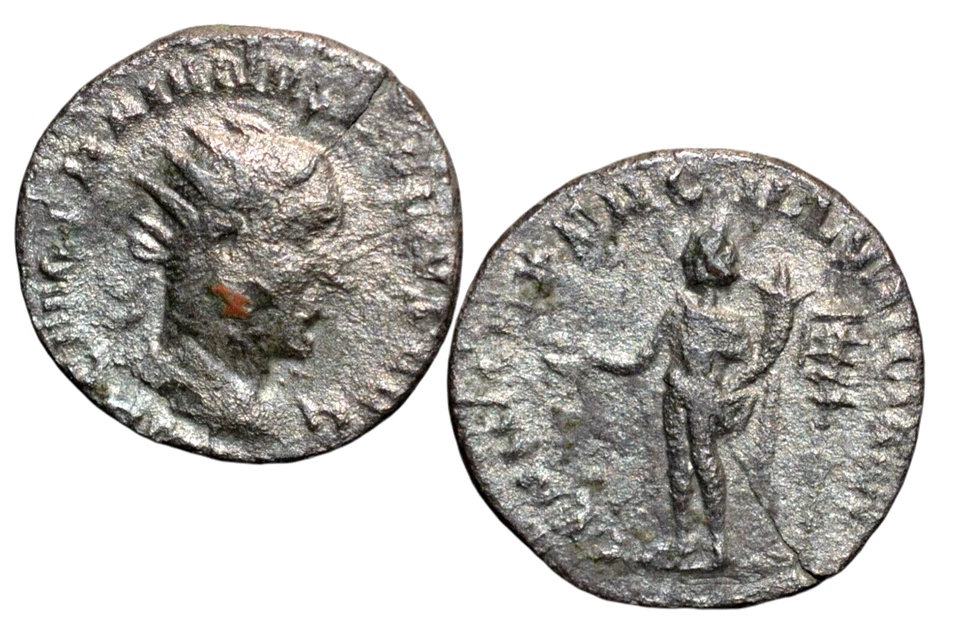 TREBONINIANUS GALLUS, AD 251-254, BI ANTONINIANUS  (a1116) - Image 1 of 1