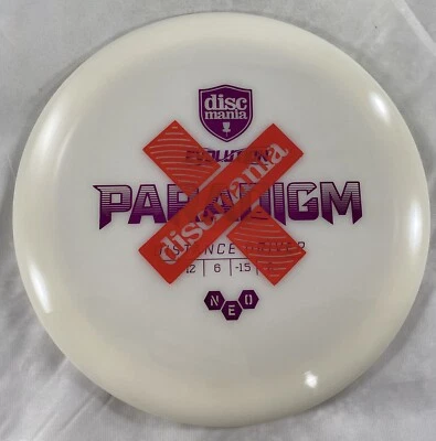 New Discmania Evolution Neo Paradigm 173g Distance Driver 12/6/-1.5/2 Disc Gol - Image 1 of 2
