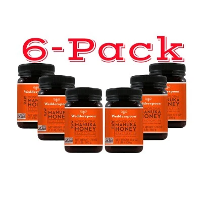 MANUKA HONEY 6 Pack WEDDERSPOON NEW ZEALAND RAW KFACTOR 16+ 1.1lb 500g Kosher - Image 1 of 4