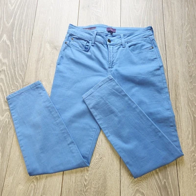NYDJ Clarissa Ankle Jeans Women's UK 6 Medium Blue Stretch Denim Made In USA  - Image 1 of 4