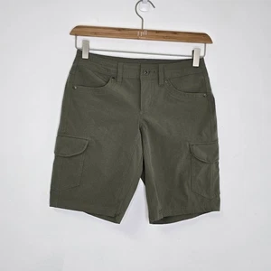 Kuhl Shorts Größe 0 Damen Freeflex olivgrün Cargotaschen Stretch Wandern Teen - Bild 1 von 8